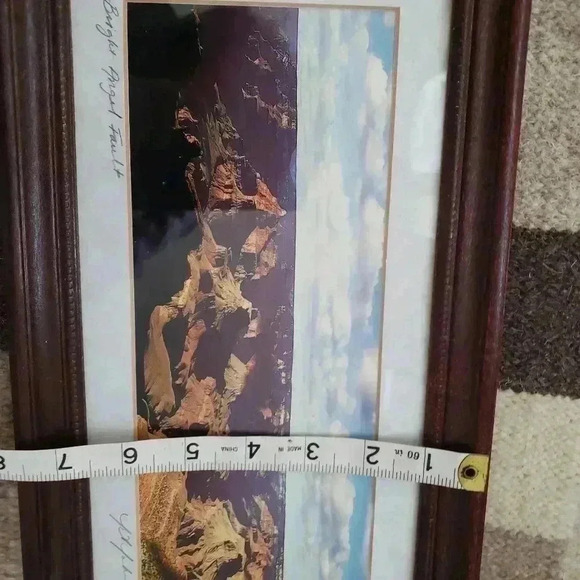 Photo signed matted framed J Johnson Grand Canyon Bright Angel Fault - Picture 10 of 10